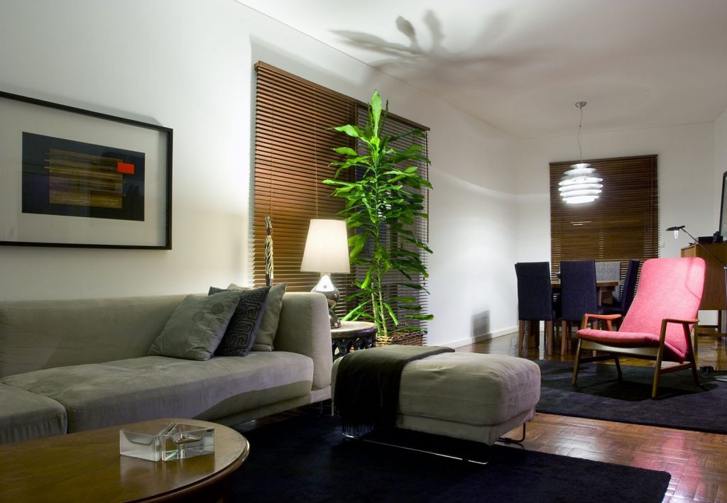 Projeto design de interiores, sala de estar, Porto (Portugal). CódigoDesign