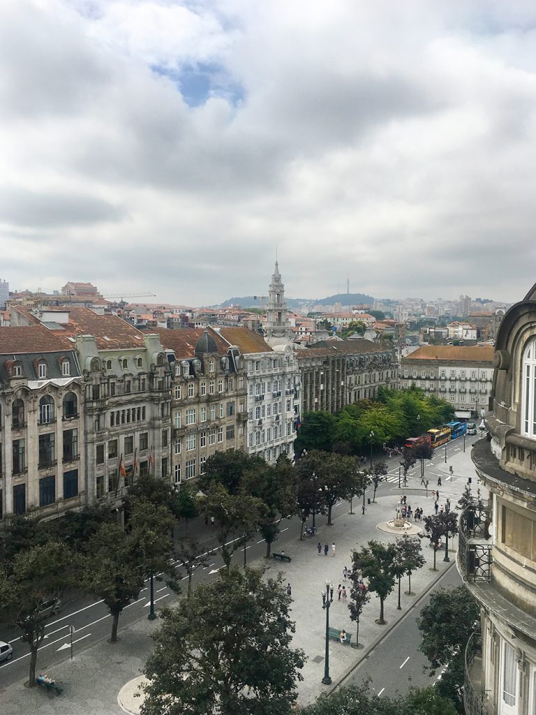 Design de Interiores, vista da sala de estar, Aliados, Porto